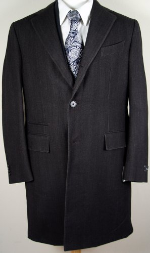 ZEGNA COAT $3850 DARK BROWN WOOL/CASHMERE DUO 3-BTN WINTER TOP COAT 42R 52e NEW