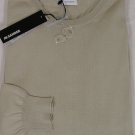 JIL SANDER SWEATER $385 KHAKI 100%COTTON CREWNECK PULLOVER JUMPER XL 54e NEW