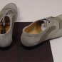 CESARE PACIOTTI SHOES $650 GRAY SUEDE CUT-OUT STUDDED OXFORDS 11 44e NEW