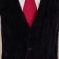 DOLCE & GABBANA VEST $675 BLACK VELVET GILET LOGO HARDWARE WAISTCOAT 36 46e NEW