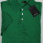 KITON POLO SHIRT $525 GREEN 3-BTN HANDMADE FITTED POLO SHIRT MEDIUM 50e NEW