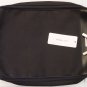 DOLCE & GABBANA $395 BLACK LEATHER/NYLON LOGO ORNAMENTED TRAVEL DIVIDER CASE NEW