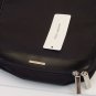 DOLCE & GABBANA $395 BLACK LEATHER/NYLON LOGO ORNAMENTED TRAVEL DIVIDER CASE NEW