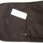 DOLCE & GABBANA $395 BLACK LEATHER/NYLON LOGO ORNAMENTED TRAVEL DIVIDER CASE NEW