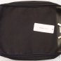 DOLCE & GABBANA $395 BLACK LEATHER/NYLON LOGO ORNAMENTED TRAVEL DIVIDER CASE NEW