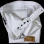 GUCCI JEANS $595 WHITE 4-STAR ORNAMENTED LOGO STRIPE FIT LEG DENIM 36/36 52e NEW