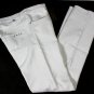 GUCCI JEANS $595 WHITE 4-STAR ORNAMENTED LOGO STRIPE FIT LEG DENIM 36/36 52e NEW