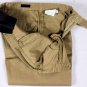 PRADA PANTS $585 KHAKI 100%COTTON GABARDINE LOGO ORNAMENTED TROUSER 38 54e NEW