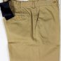 PRADA PANTS $585 KHAKI 100%COTTON GABARDINE LOGO ORNAMENTED TROUSER 38 54e NEW
