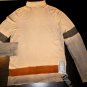 GIORGIO ARMANI BLACK LABEL SWEATER $1545 BROWN/BLACK DEGRADE CASHMERE M 50e NEW