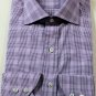 TOM FORD SHIRT $690 PURPLE CROSS CHECK OXFORD CLOTH SHIRT 16.5/34 42 NEW