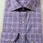 TOM FORD SHIRT $690 PURPLE CROSS CHECK OXFORD CLOTH SHIRT 16.5/34 42 NEW