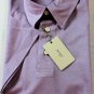 BRIONI POLO $395 SMOKE PURPLE COMBED COTTON 3-BTN POLO GOLF SHIRT MED 50e NEW