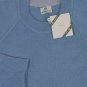 BORRELLI SWEATER $1295 SKY BLUE 100%CASHMERE 6-PLY CREWNECK JUMPER LG 52e NEW