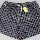 BRIONI SAILING SWIMSUIT $600 NAVY/WHITE LOGO ORNAMENTED SWIM TRUNK 4XL 60e NEW