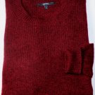 GUCCI SWEATER $1295 RED/BLACK 100%CASHMERE LOGO CREST ORNAMENT JUMPER L 52e NEW