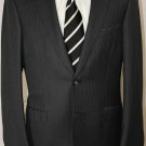 BRIONI SUIT $5850 BLACK 100%WOOL 2-BTN HANDMADE SECOLO SUIT 40R 50e NEW
