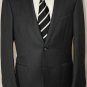 BRIONI SUIT $5850 BLACK 100%WOOL 2-BTN HANDMADE SECOLO SUIT 40R 50e NEW