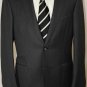 BRIONI SUIT $5850 BLACK 100%WOOL 2-BTN HANDMADE SECOLO SUIT 40R 50e NEW