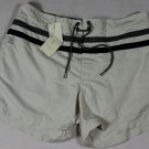 BRUNELLO CUCINELLI SWIMSUIT $665 BEIGE SPORT STRIPED LOGO SWIM TRUNK XL 54e NEW