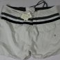 BRUNELLO CUCINELLI SWIMSUIT $665 BEIGE SPORT STRIPED LOGO SWIM TRUNK XL 54e NEW