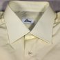BRIONI SHIRT $595 PALE YELLOW OXFORD FRENCH CUFF DRESS SHIRT 15 3/4 /35 40e NEW