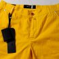 KITON SHORTS $595 YELLOW 5-PKT LOGO EMBROIDER HANDMADE CHINO SHORTS 32 48e NEW