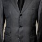 TOM FORD SUIT $4240 CHAR GRAY MOHAIR/LINEN/SILK HANDMADE 3-BTN SUIT 38R 50e NEW