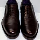 SALVATORE FERRAGAMO SHOES $795 BERRY CALFSKIN CAPTOE SALVIATINO OXFORD 12 45 NEW