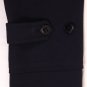 ANN DEMEULEMEESTER COAT $2880 NAVY WOOL/SILK BELTED 4-BTN OVERCOAT MED 50 NEW