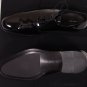 DSQUARED2 SHOES $680 BLACK PATENT LEATHER LOGO HEEL FORMAL DERBY 11 44e NEW