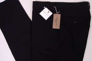 COMME des GARCONS HOMME PLUS PANT $910 BLACK WOOL COUTURE SLACKS L 34 50e NEW