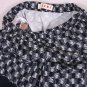MARNI SWIMSUIT $295 NAVY/WHITE BLUR BEACHWEAR SWIM TRUNK SHORTS MED 50e NEW