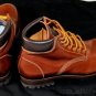 DSQUARED2 SHOES $650 DARK BROWN COWHIDE LACE UP LUG SOLE ANKLE BOOTS 11 44e NEW
