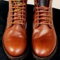 DSQUARED2 SHOES $650 DARK BROWN COWHIDE LACE UP LUG SOLE ANKLE BOOTS 11 44e NEW