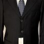 GIORGIO ARMANI SUIT $2840 BLACK RIBBON STRIPE Sp 150s WOOL 3BTN SUIT 42R 52e NEW