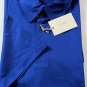 BRIONI POLO $395 ROYAL BLUE COMBED COTTON 3-BTN POLO GOLF SHIRT MED 50e NEW