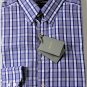 TOM FORD SHIRT $695 PURPLE CROSS STRIPE OXFORD DRESS SHIRT 16.5/34 42 NEW