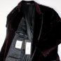 DOLCE & GABBANA JACKET $2195 MERLOT VELVET CIRCLE DESIGN TUXEDO COAT 38 50e NEW