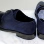 JIMMY CHOO SHOES $975 INK BLUE SUEDE CALFSKIN DEGRADE MILES DERBY 7 40e NEW