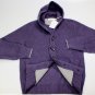 BRUNELLO CUCINELLI SWEATER GRAPE 100%CASHMERE HOODED 6-TOGGLE CARDIGAN M 50 NEW