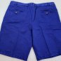LORO PIANA SHORTS $455 BLUE COTTON/LINEN 5-PKT BERMUDA DECK SHORT 34 50 NEW