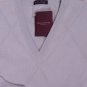 BALLANTYNE SWEATER $990 SMOKE LIGHT BLUE 100%CASHMERE V-NECK JUMPER L 52e NEW