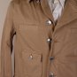 DSQUARED2 COAT $1295 KHAKI BROWN 7-BTN LOGO ORNAMENTED DUSTER JACKET 38 48e NEW
