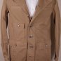 DSQUARED2 COAT $1295 KHAKI BROWN 7-BTN LOGO ORNAMENTED DUSTER JACKET 38 48e NEW