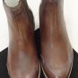 COSTUME NATIONAL SHOES $740 BROWN SIDE GORE CENTER STITCH BOOT 8 41e NEW