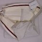 SALVATORE FERRAGAMO PANTS $450 BEIGE 100%COTTON LOGO SUMMER SLACKS 40 56e NEW
