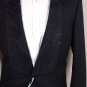 PAUL SMITH COAT $1695 BLACK EMBROIDERED REVERSE LAPEL FORMAL JACKET 40R 50 NEW