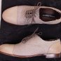 DOLCE & GABBANA SHOES $695 BROWN LEATHER/CANVAS CAPTOE TWO TONE OXFORDS 9 42 NEW