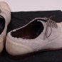 DOLCE & GABBANA SHOES $695 BROWN LEATHER/CANVAS CAPTOE TWO TONE OXFORDS 9 42 NEW